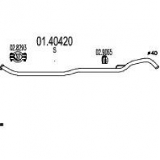 01.40420 MTS Труба выхлопного газа