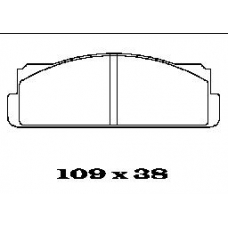 BL1012B1 FTE Колодки тормозные