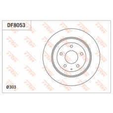DF8053 TRW Тормозной диск