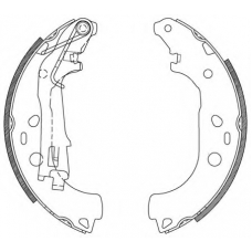 BSA2115.00 OPEN PARTS Комплект тормозных колодок