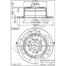 BS 7067 BRECO Тормозной диск