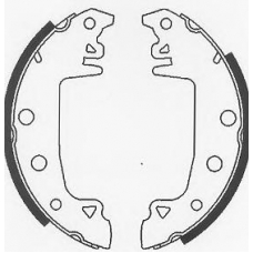 BS546 QUINTON HAZELL Комплект тормозных колодок