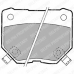LP1057 DELPHI Комплект тормозных колодок, дисковый тормоз