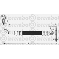 T 49 042 BREMBO Тормозной шланг