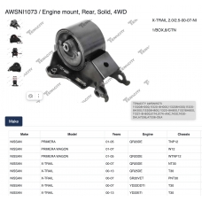 AWSNI1073 Tenacity Подушка двигателя