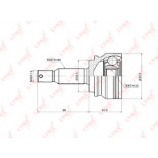 CO3643 LYNX Co-3643 шрус наружный mitsubishi lancer 1.8-2.0 07>