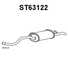 ST63122 VENEPORTE Глушитель выхлопных газов конечный
