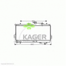 31-2670 KAGER Радиатор, охлаждение двигателя