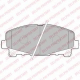 LP2166 DELPHI Комплект тормозных колодок, дисковый тормоз