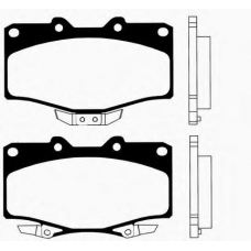 J PA-291AF JAPANPARTS Комплект тормозных колодок, дисковый тормоз