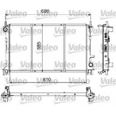 732735 VALEO Радиатор, охлаждение двигателя