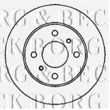 BBD4295 BORG & BECK Тормозной диск