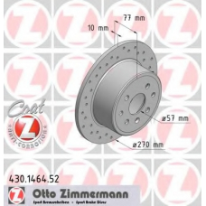 430.1464.52 ZIMMERMANN Тормозной диск