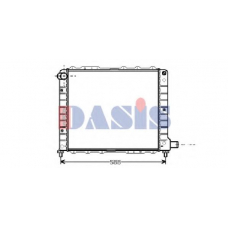 300470N AKS DASIS Радиатор, охлаждение двигателя