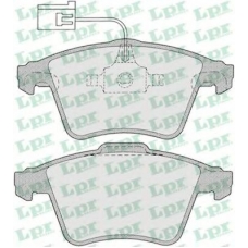05P1205 LPR Комплект тормозных колодок, дисковый тормоз