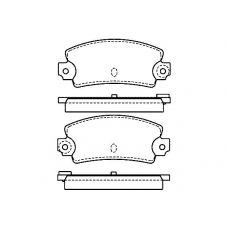 20336 140  0 5 T424 TEXTAR Колодки тормозные