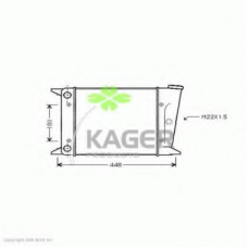 31-2314 KAGER Радиатор, охлаждение двигателя