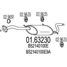 01.63230 MTS Глушитель выхлопных газов конечный
