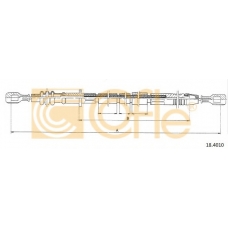 18.4010 COFLE Трос, управление сцеплением