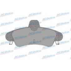 AC0581292D AC Delco Комплект тормозных колодок, дисковый тормоз