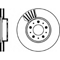 54018 PAGID Тормозной диск