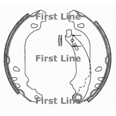 FBS561 FIRST LINE Комплект тормозных колодок