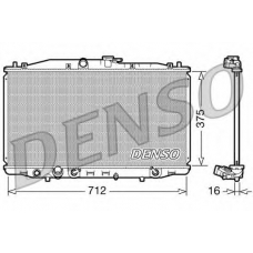 DRM40022 DENSO Радиатор, охлаждение двигателя