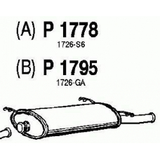 P1795 FENNO Глушитель выхлопных газов конечный