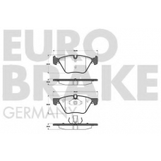 5502221527 EUROBRAKE Комплект тормозных колодок, дисковый тормоз