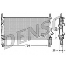 DRM10106 DENSO Радиатор, охлаждение двигателя