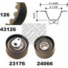 23136 MAPCO Комплект ремня грм