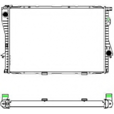 3011-1001 SAKURA  Automotive Радиатор, охлаждение двигателя