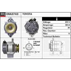 DRA3743 DELCO REMY Генератор
