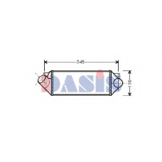 157080N AKS DASIS Интеркулер