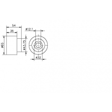 TKR 9170 TIMKEN Паразитный / ведущий ролик, зубчатый ремень