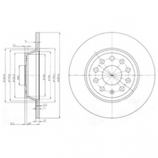 BG3954 DELPHI Тормозной диск