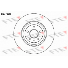 BS7700B FTE Тормозной диск