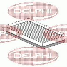 TSP0325019 DELPHI Фильтр, воздух во внутренном пространстве