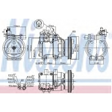 89274 NISSENS Компрессор, кондиционер