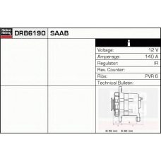 DRB6190 DELCO REMY Генератор