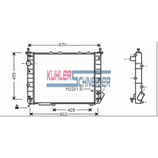 1792031 KUHLER SCHNEIDER Радиатор, охлаждение двигател