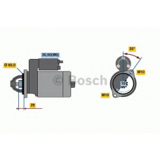 0 001 115 051 BOSCH Стартер