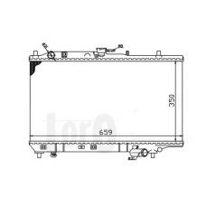 030-017-0004 LORO Радиатор, охлаждение двигателя