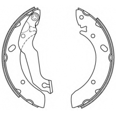 BSA2174.00 OPEN PARTS Комплект тормозных колодок