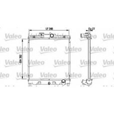 731468 VALEO Радиатор, охлаждение двигателя