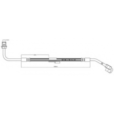 VBH691 MOTAQUIP Тормозной шланг