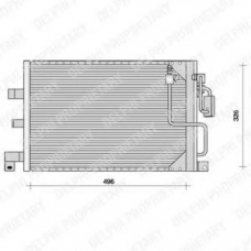 TSP0225067 DELPHI Конденсатор, кондиционер