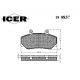 180837<br />ICER<br />Комплект тормозных колодок, дисковый тормоз