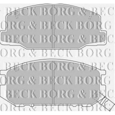 BBP1345 BORG & BECK Комплект тормозных колодок, дисковый тормоз