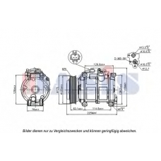 852706N AKS DASIS Компрессор, кондиционер